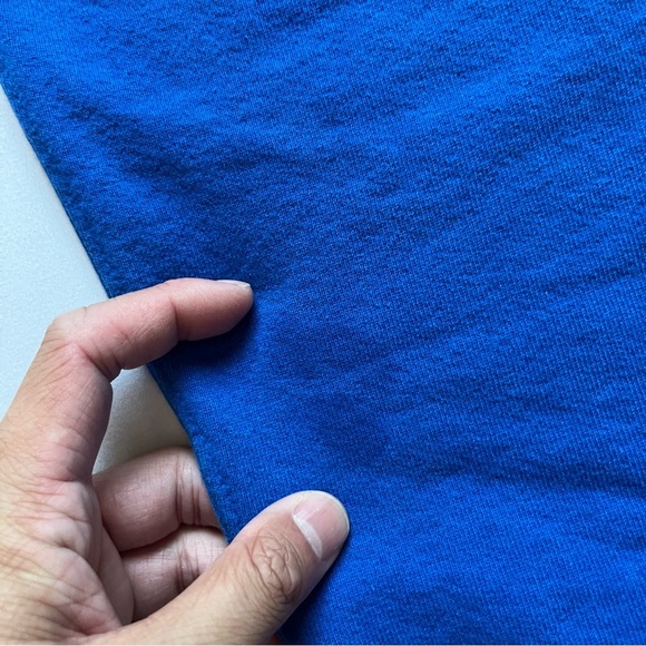 VALAS LOS ANGELES blue cobalt royal terry knit elastic waist jogger sweat pants - Picture 5 of 8